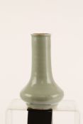 A CHINESE CELADON VASE. Song Dynasty. The pear-sha