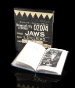 JAWS (1975) - Clapperboard A clapperboard from Steven Spielberg’s Academy Award®-winning blockbuster