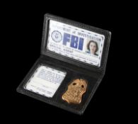 THE X-FILES (1993-2002) - Dana Scully's (Gillian Anderson) FBI Photo ID and Badge Dana Scully’s (