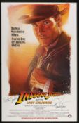 INDIANA JONES & THE LAST CRUSADE (1989) - Style A One Sheet Autographed by Ford, Lucas, and