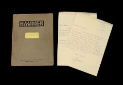 PHANTOM OF THE OPERA (1962) (1962) - Terence Fisher's Personal Shooting Script A script belonging to