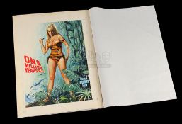 ONE MILLION YEARS B.C. (1966) - Hand-Painted Tom Chantrell Prototype Poster Artwork Tom Chantrell’