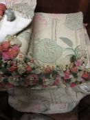 JULIAN CHICHESTER BEDSIDE CHESTS, a pair, of oak with two small drawers below on short tapered turne