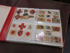 Album containing a quantity of World War I and II memorabilia and ephemera including medals,