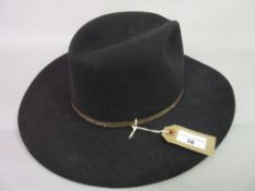 Jolley's Ranch Wear, black felt Stetson hat