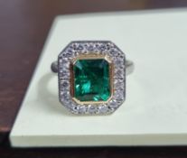 emerald green ring